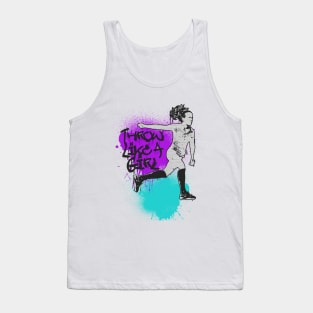 Throw Like A Girl Tank Top